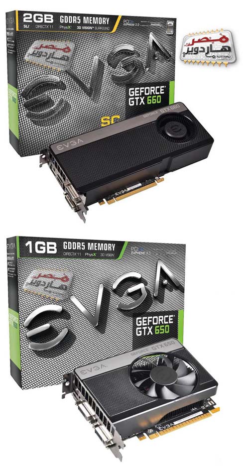 GeForce GTX 660 и 650 от EVGA 