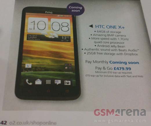 HTC One X+ фото и спецификации