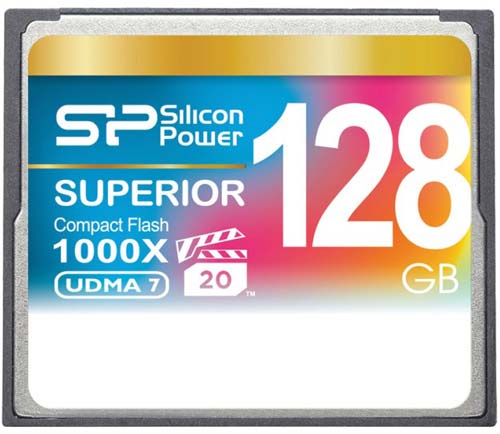 Silicon Power представляет 128ГБ карту памяти Superior CF 1000X