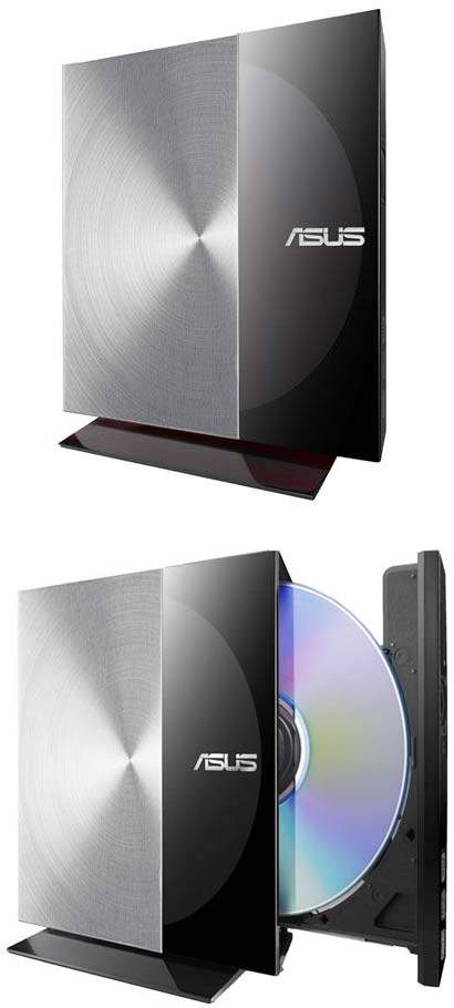 Приятно выглядящий рекордер оптических дисков ASUS SDRW-08D3S-U