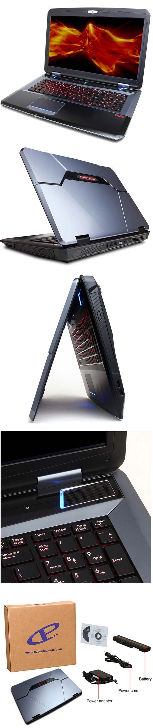 Игровой ноутбук CyberpowerPC FANGBOOK GX7-200