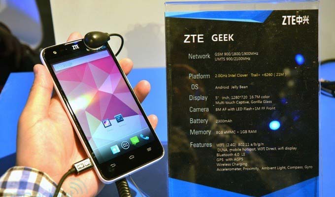 ZTE Geek, не лучшее название у этого смартфона