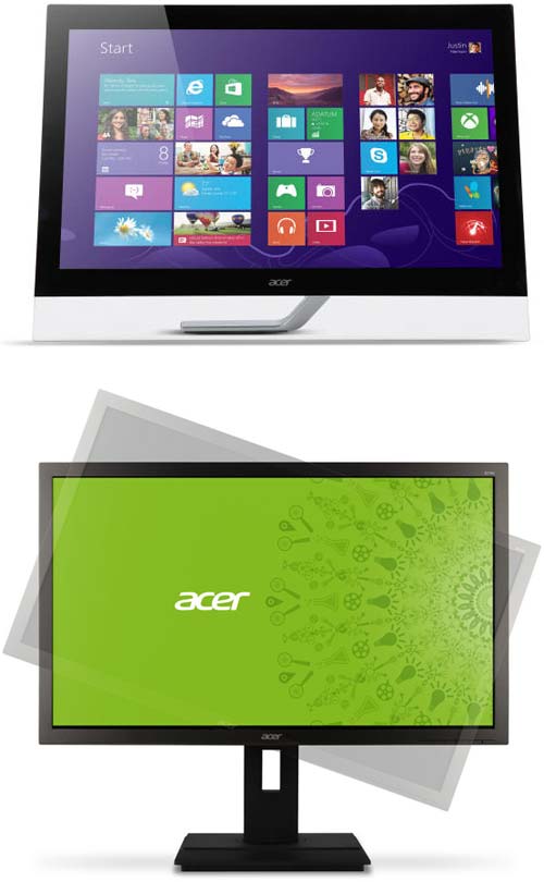 Acer предлагает мониторы T272HUL, B276HUL и B296CL Acer предлагает мониторы T272HUL, B276HUL и B296CL