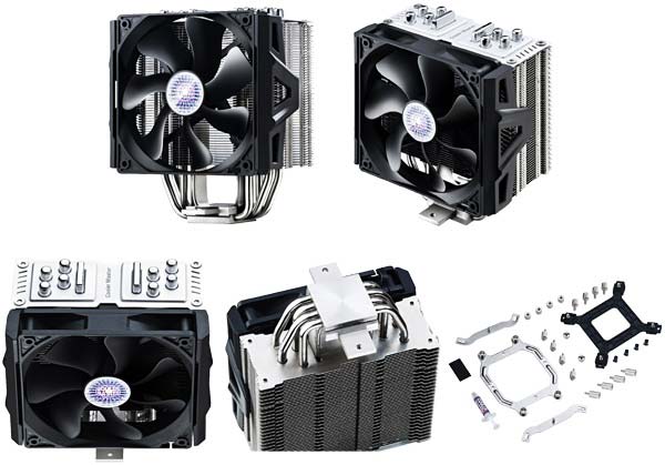 Кулеры TPC 612 и V8 GTS, а также вентилятор JetFlo 120 от Cooler Master