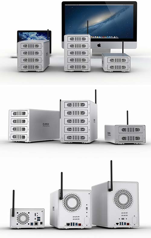 Orico предлагает устройства 3559U3RF, 3549U3RF и 3529U3RF