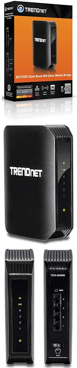 TRENDnet предлагает мост TEW-800MB