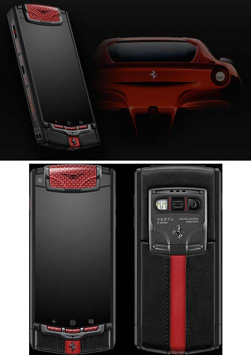 Смартфон VERTU Ti Ferrari Limited Edition