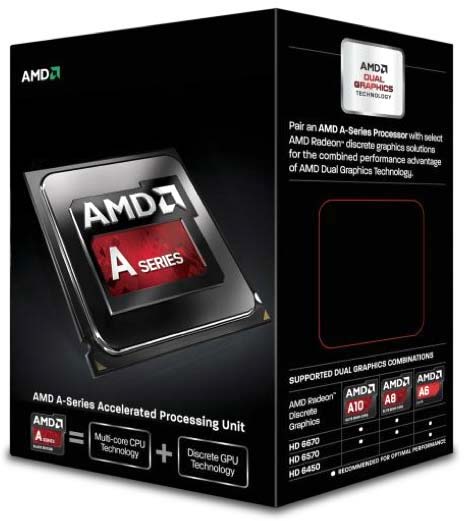 Коробка APU Richland серии A от AMD