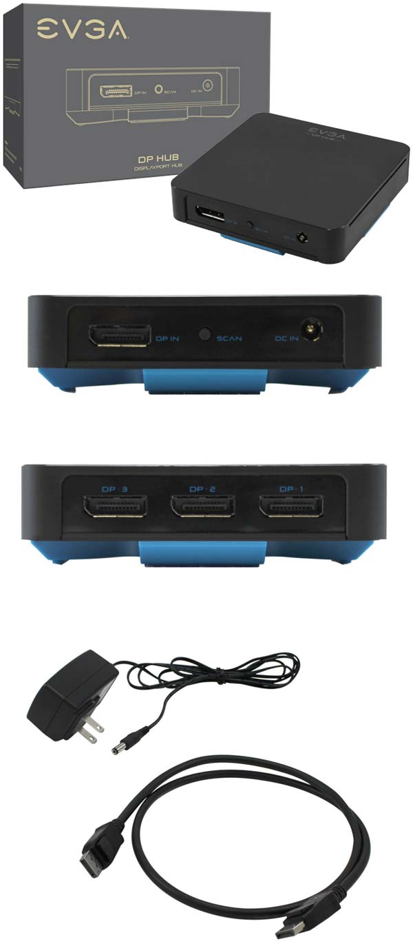 Устройство EVGA DisplayPort Hub