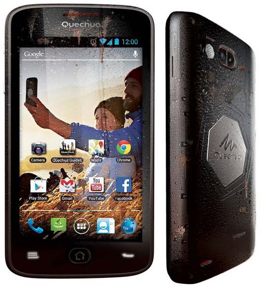 Некий смартфон от Quechua, не боящийся грязи