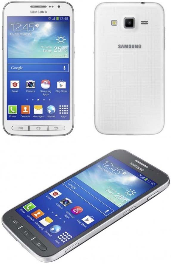 На фото хорошо можно рассмотреть смартфон Galaxy Core Advance от Samsung