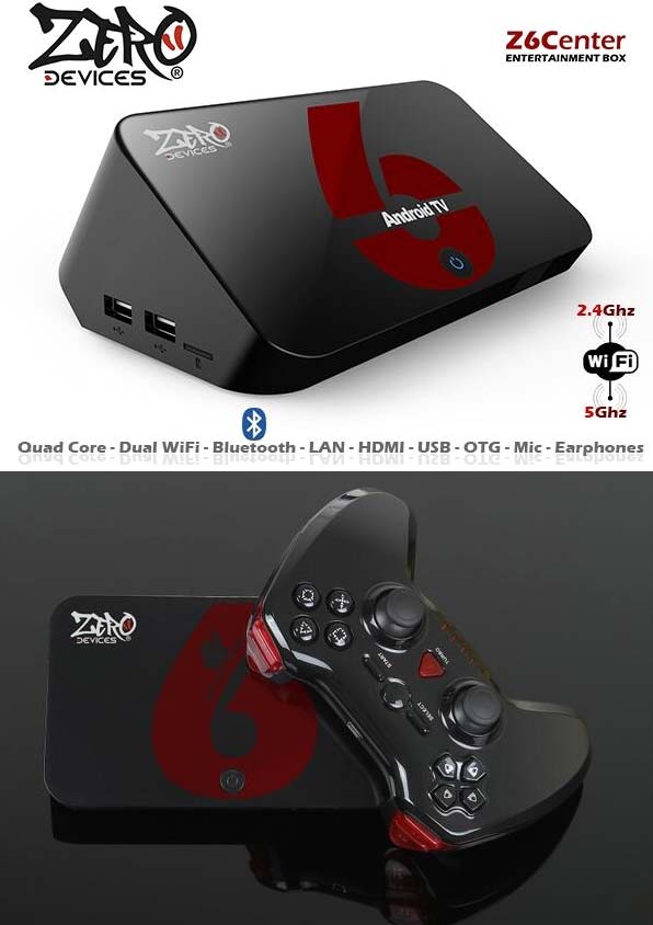 Zero Devices Z6C - игровое устройство с Android на 