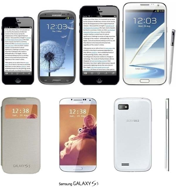 iPhone 6 и Galaxy S5 - продукты Apple и Samsung