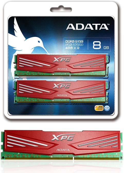 Набор оперативной памяти AX3U2133XW4G10-2X от ADATA Набор оперативной памяти AX3U2133XW4G10-2X от ADATA