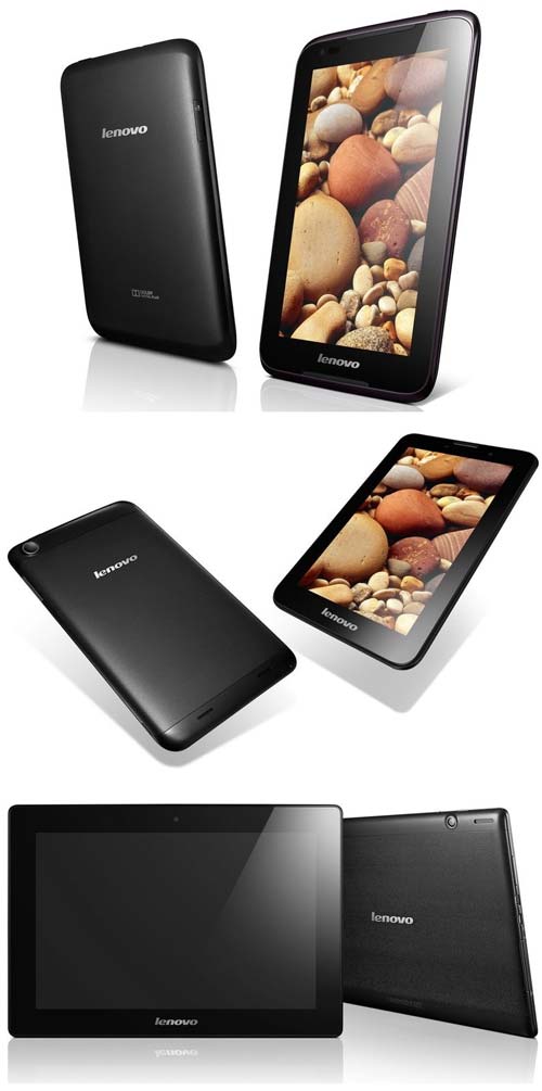 Lenovo представляет планшеты IdeaPad A1000, A3000 и S6000