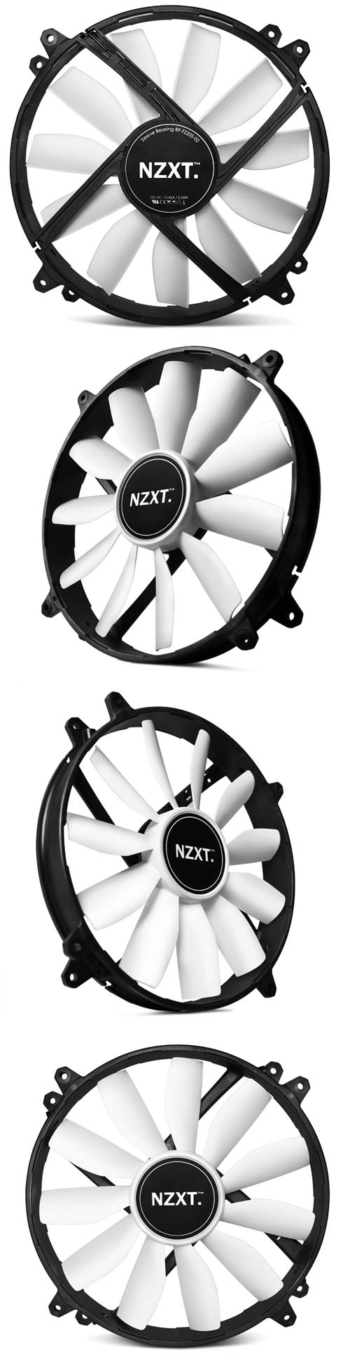 200мм вентиляторы NZXT FZ-200