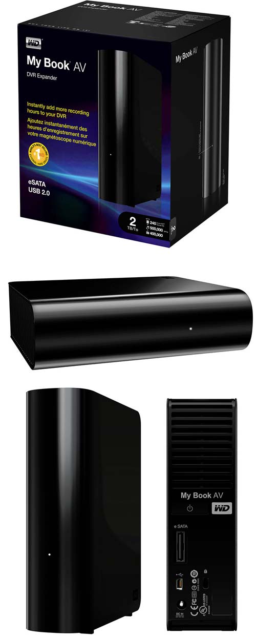 WD предлагает внешний винчестер My Book AV-TV