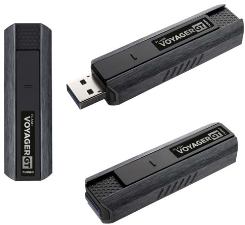 Шустрая флешка Flash Voyager GT Turbo USB 3.0 от Corsair