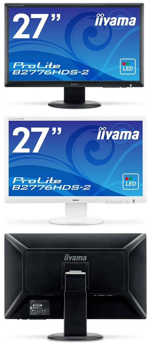 Новинки от Iiyama - мониторы серии ProLite B2776HDS-2