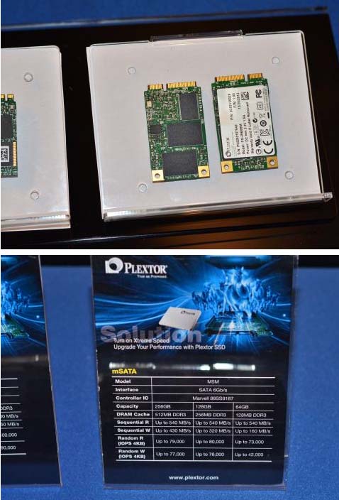 mSATA SSD M5M от Plextor