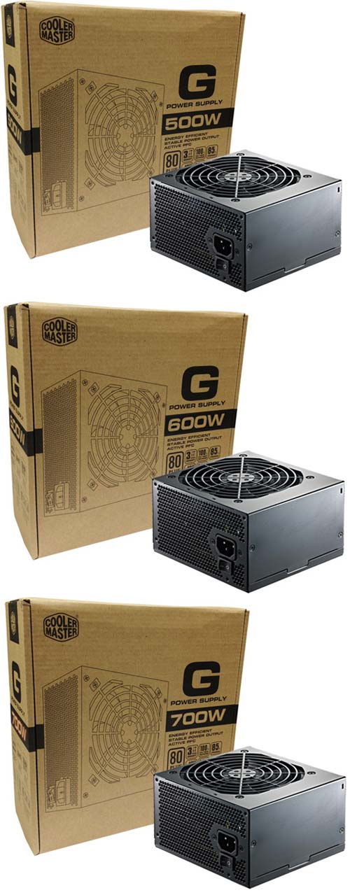 Cooler Master предлагает три блока питания серии G