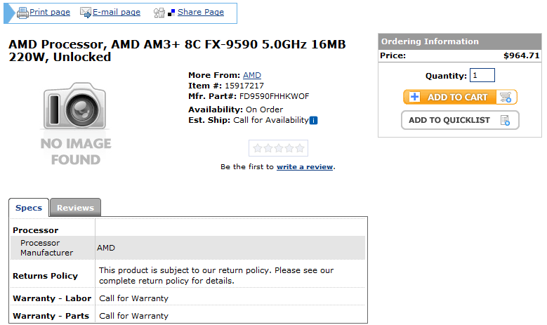 Тут продают FX-9590 по указанной цене