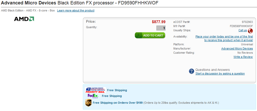 Тут продают FX-9590 по указанной цене