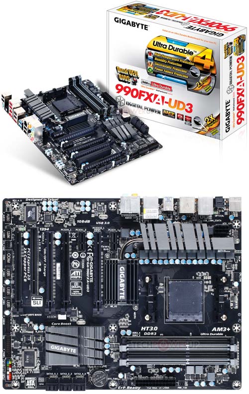 Материнская плата Gigabyte 990FXA-UD3 Rev. 4 Материнская плата Gigabyte 990FXA-UD3 Rev. 4