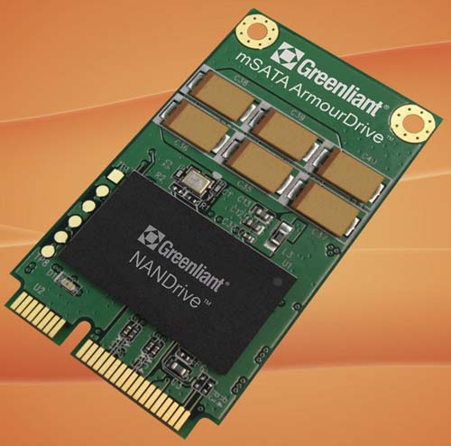 Greenliant предлагает накопители mSATA ArmourDrive