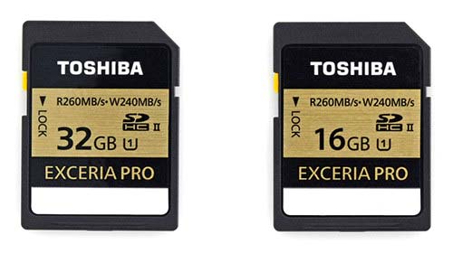 Карты памяти SDHC EXCERIA и EXCERIA Pro от Toshiba