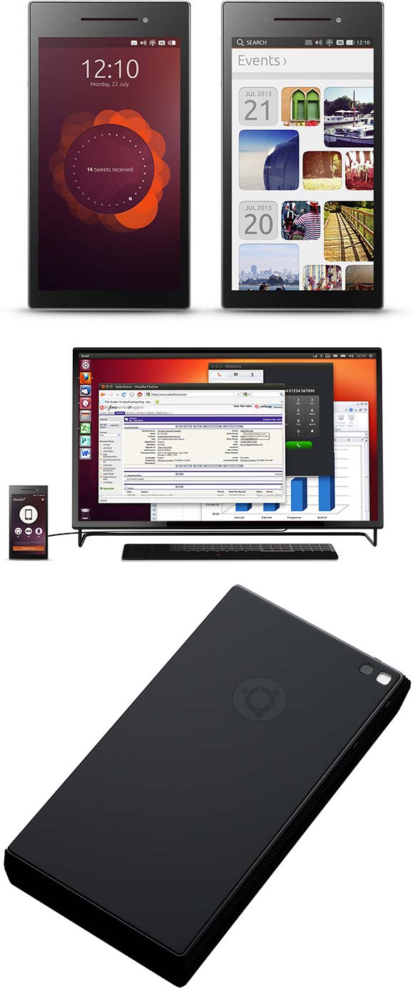 Рендеры смартфона Ubuntu Edge