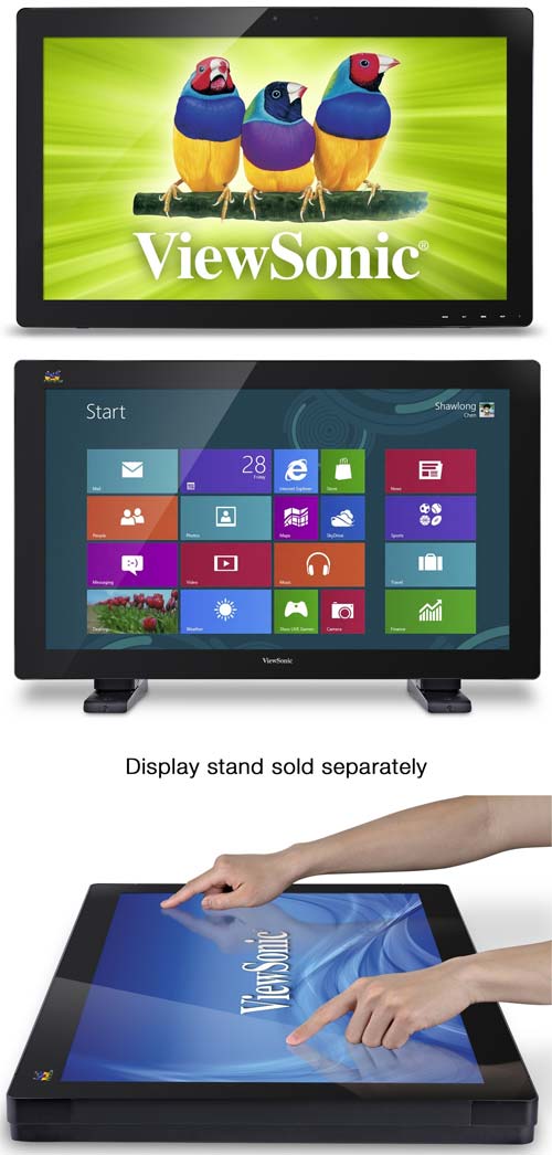 Сенсорные мониторы ViewSonic TD2740 и TD3240