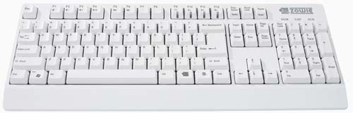 Белый вариант клавиатуры Celeritas