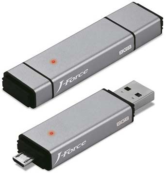 8ГБ вариант флешки с двумя портами от Force Media