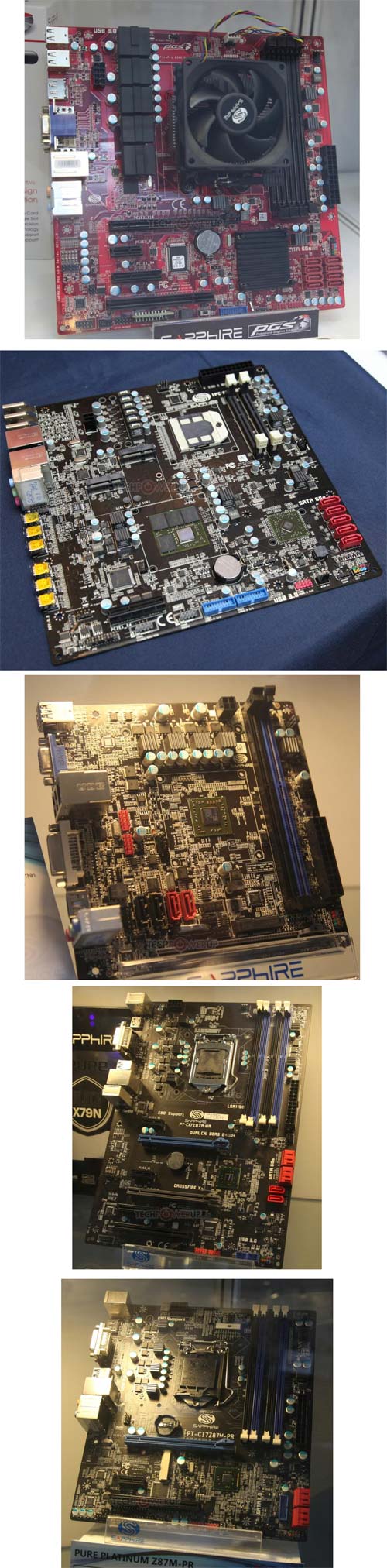 Новые системные платы от Sapphire