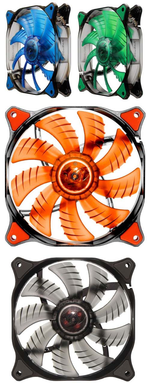 Вентиляторы Dual X LED от Cougar Вентиляторы Dual X LED от Cougar