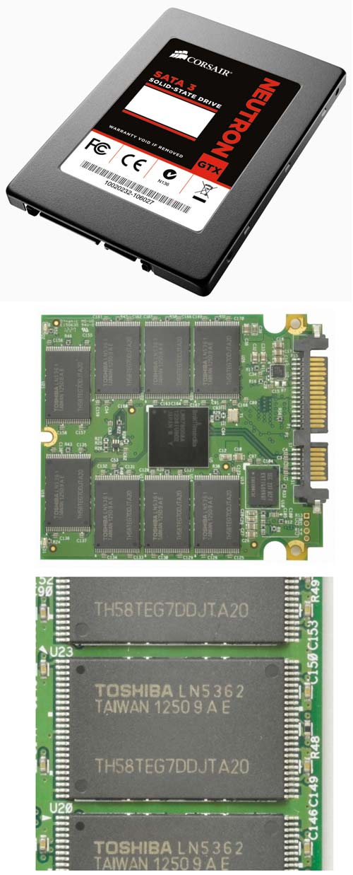 SSD Corsair Neutron GTX с 19нм памятью