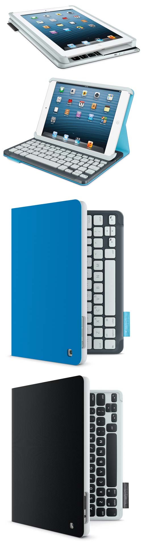 Внешний вид устройства Logitech Keyboard Folio Внешний вид устройства Logitech Keyboard Folio
