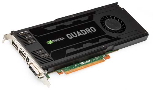 Nvidia представляет решения Quadro K4000, K2000 и K600