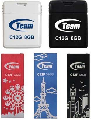 Team Group показывает флешки C12F и C12G