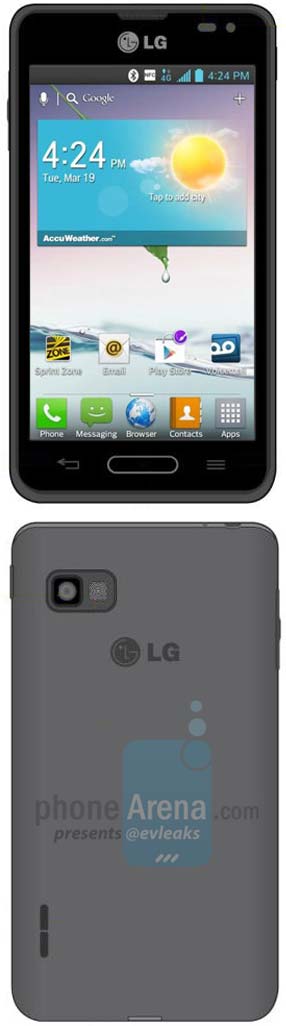 Умный телефон Optimus F3 от LG на фото