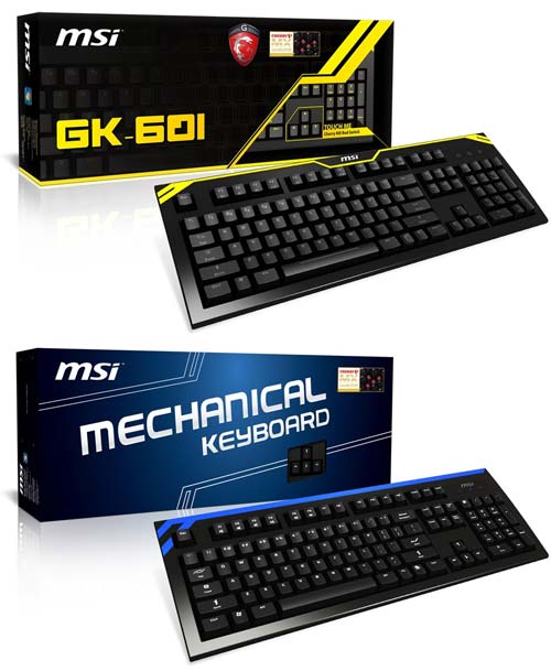 GK-601 - игровая клавиатура от MSI 