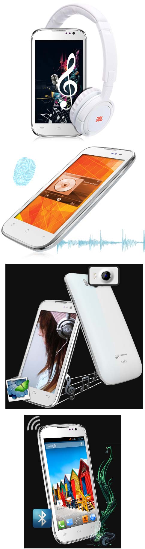 Micromax предлагает музыкальный смартфон Canvas Music A88