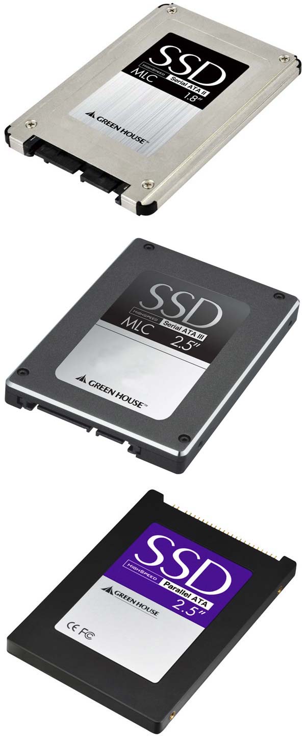 SSD от Green House: GH-SSD32B, GH-SSDP2A и GH-SSD21A