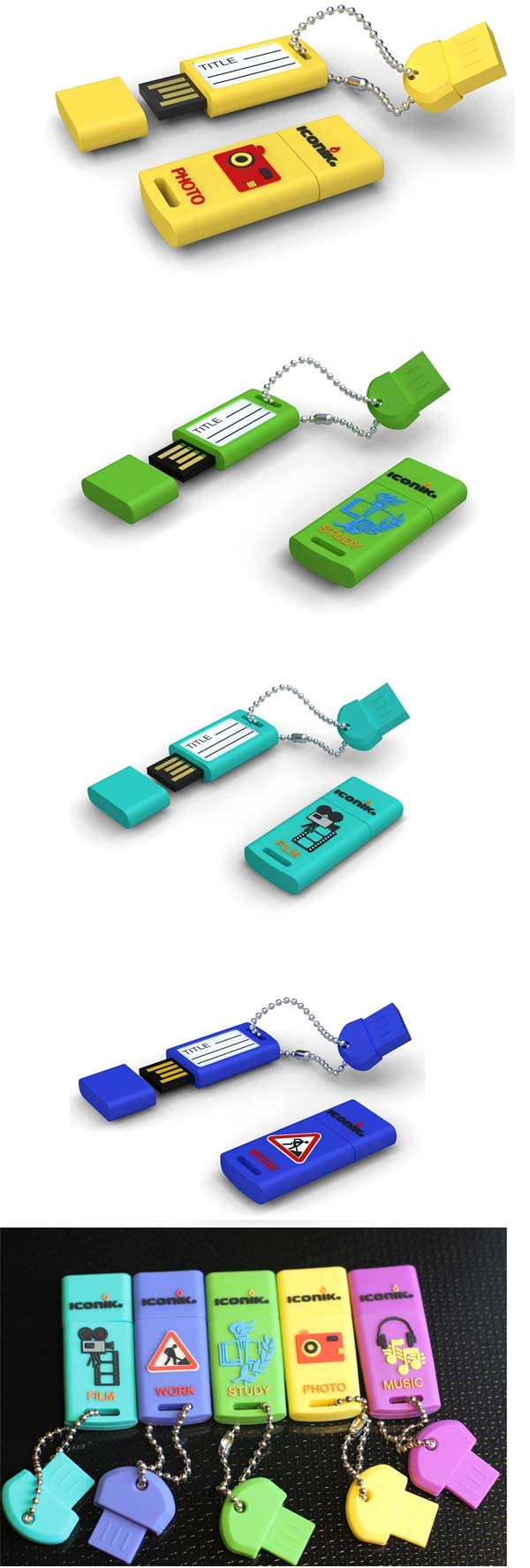 Флешки от Iconik, всё подписано, а значит всё понятно
