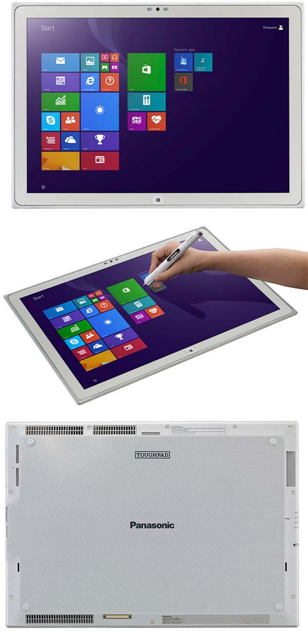 И снова мы смотрим на планшет Panasonic Toughpad 4K UT-MB5