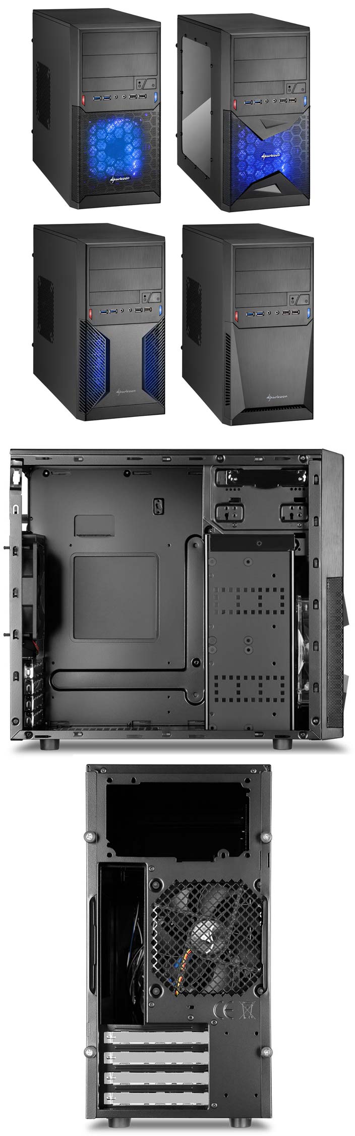 Sharkoon предлагает корпуса MA-A1000, MA-I1000, MA-M1000 и MA-W1000 Sharkoon предлагает корпуса MA-A1000, MA-I1000, MA-M1000 и MA-W1000