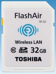 32ГБ вариант карточки FlashAir от Toshiba