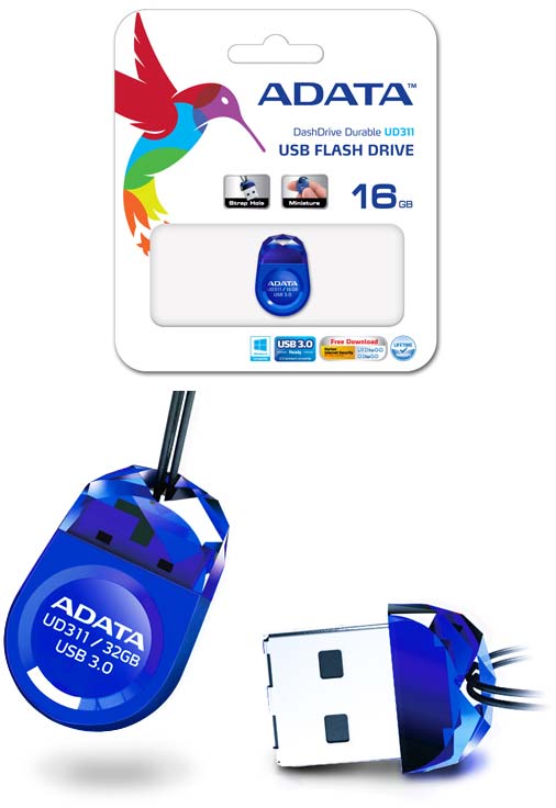 Флешка DashDrive Durable UD311 от ADATA Флешка DashDrive Durable UD311 от ADATA