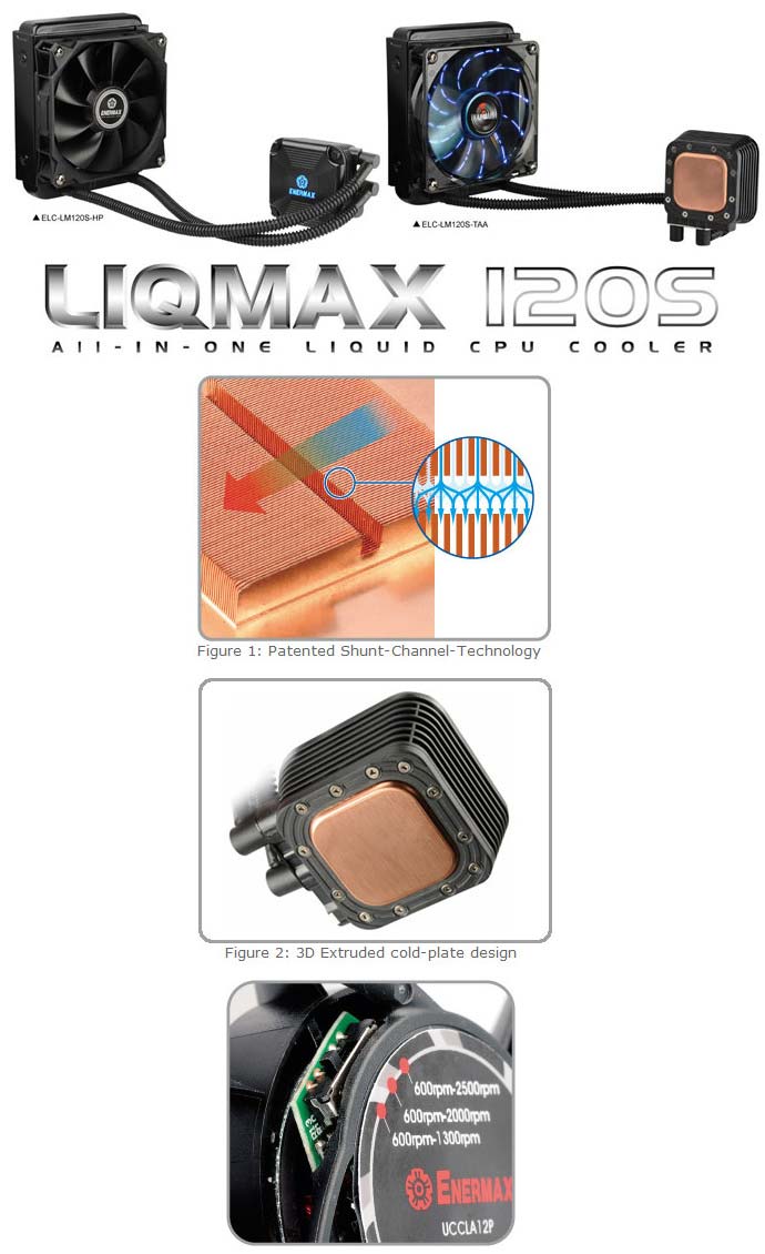 LIQMAX 120S - процессорная СВО от Enermax